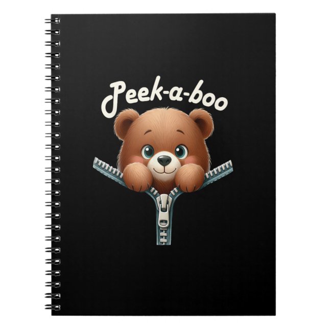 Carnet Drôle - Peekabo - Ours (Devant)