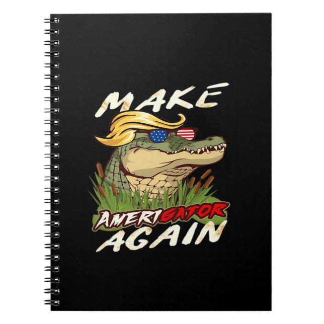 Carnet Drôle Rendre Amerigator Donald Parody Américain (Devant)