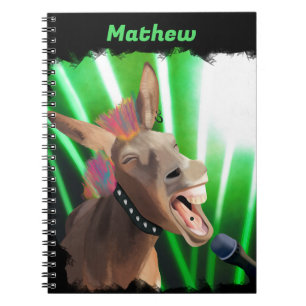 Carnet Drôle Rockstar Donkey
