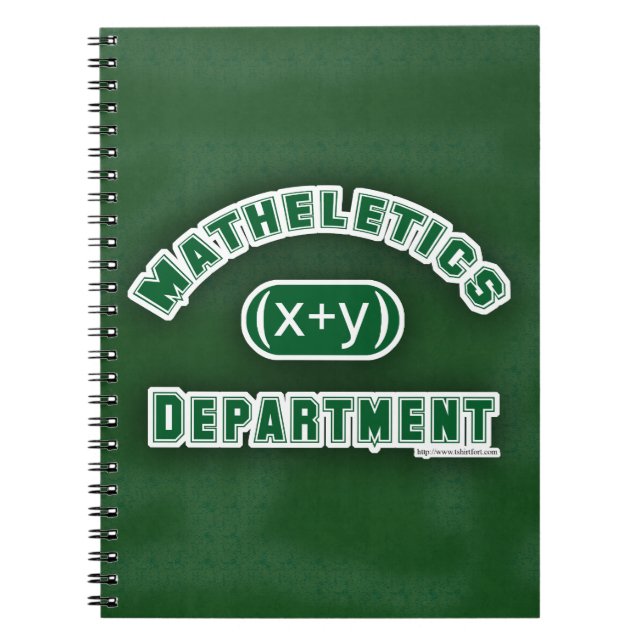 Carnet Drôle Slogan Math (Devant)