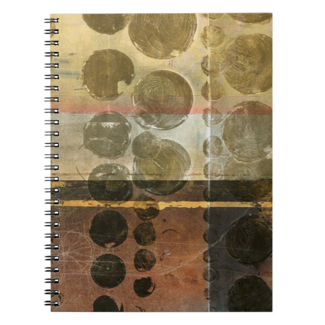 Carnet Droplets verts circulaires (Devant)