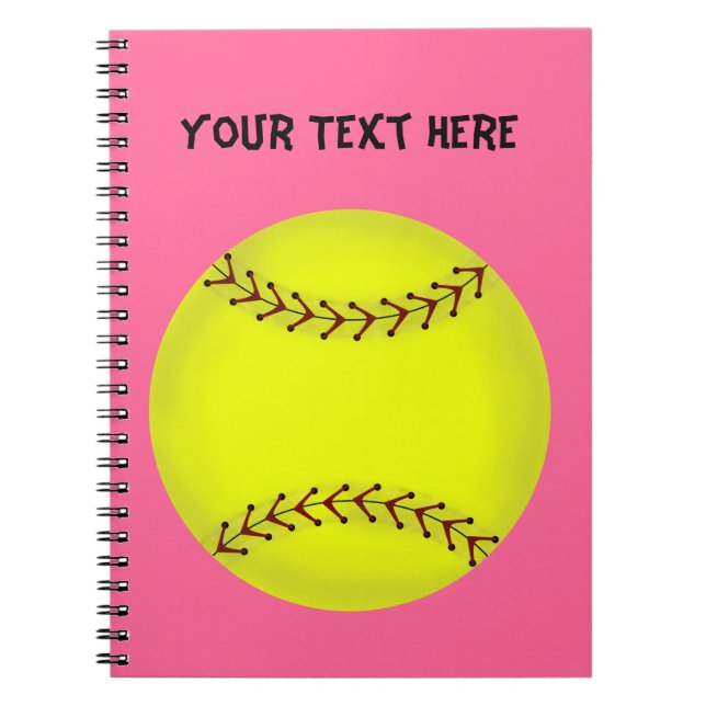 Carnet du base-ball de Fastpitch (Devant)