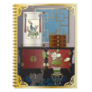 Carnet du cabinet rouge Mah Jongg