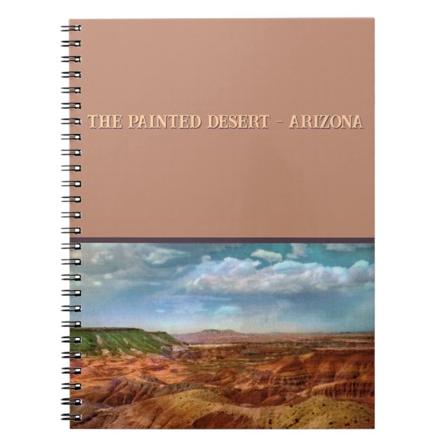 Carnet du désert peint (Devant)