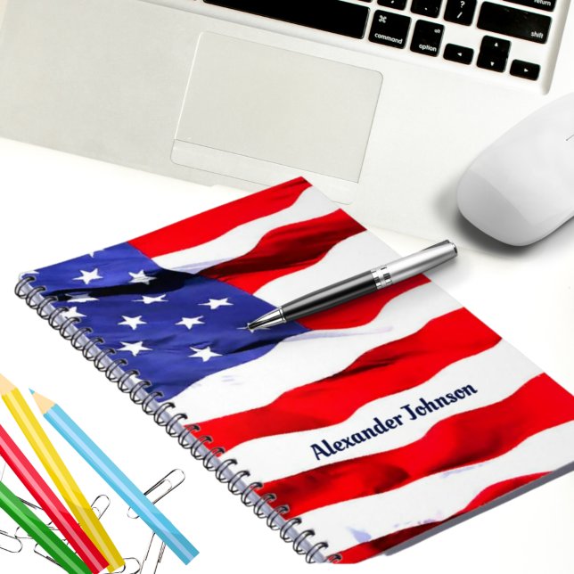 Carnet du drapeau américain (Créateur téléchargé)
