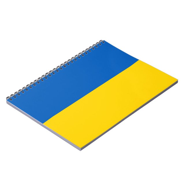 Carnet du drapeau ukrainien (Ukraine) (Côté gauche)