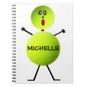 Carnet du joueur de tennis personnalisé