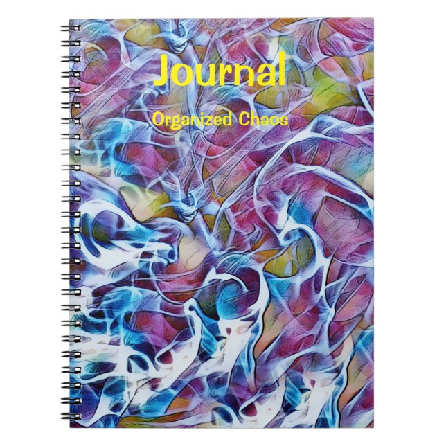 Carnet du Journal de l'art Abstrait dans le blues (Devant)