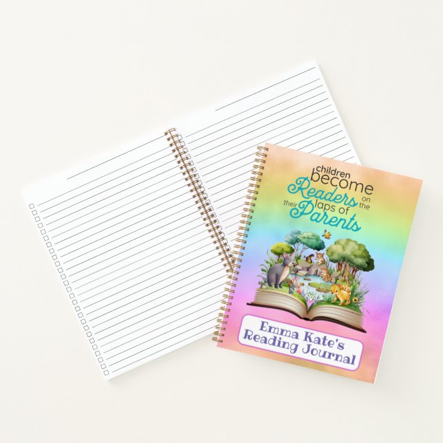 Carnet du Journal de lecture pour enfants (Intérieur)