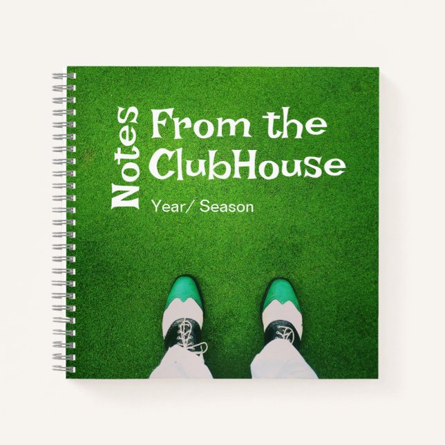 Carnet du journal mémoire de golf personnel (Devant)
