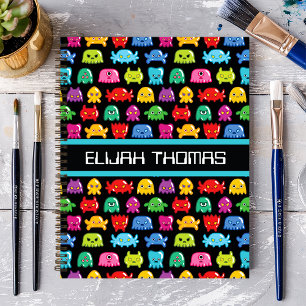 Carnet du journal nerd Gamer Monster