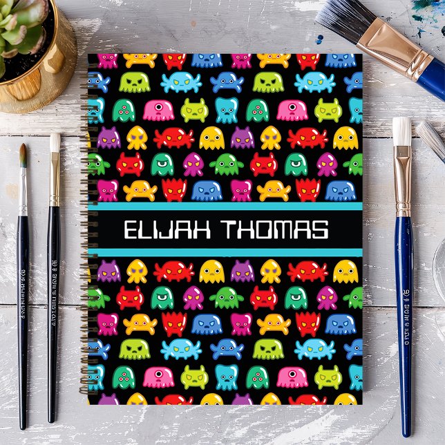 Carnet du journal nerd Gamer Monster (Créateur téléchargé)