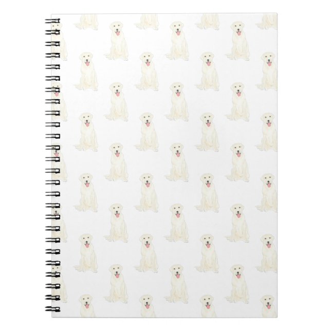 Carnet du Labrador (blanc) (Devant)