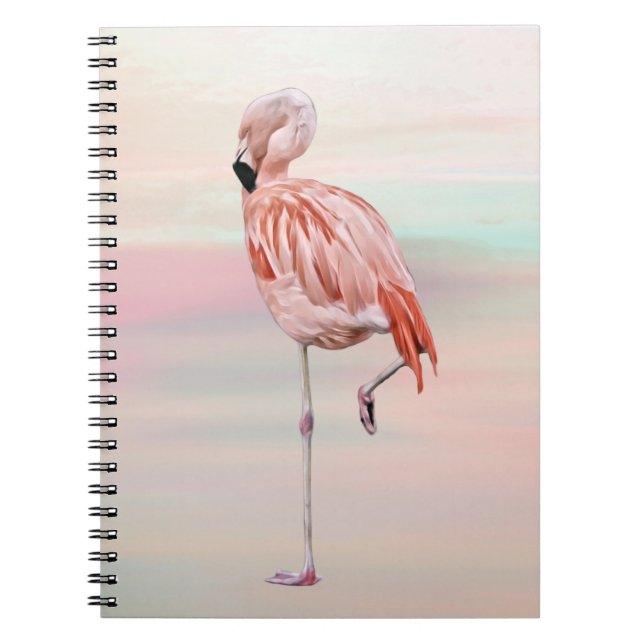 Carnet du Pink Flamant rose Bird Art Journal (Devant)
