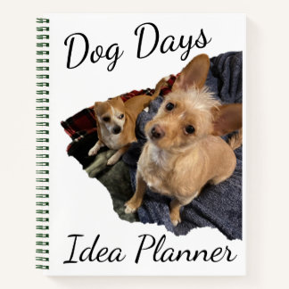 Carnet du planificateur d'idées Dog Days