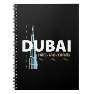 Carnet Dubaï Émirats arabes unis Conception de la skyline