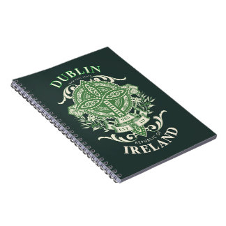 Carnet Dublin Irlande Croix Celtique Irlandaise
