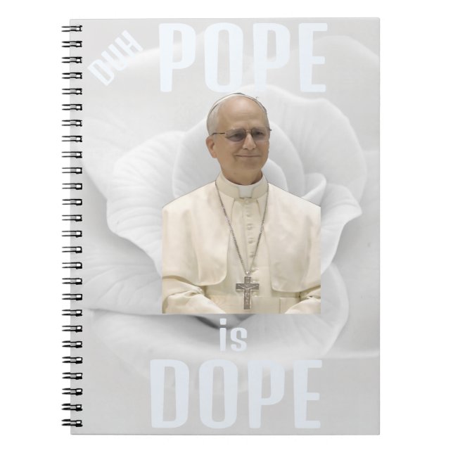 Carnet Duh Pope is Dope Notebook (Devant)