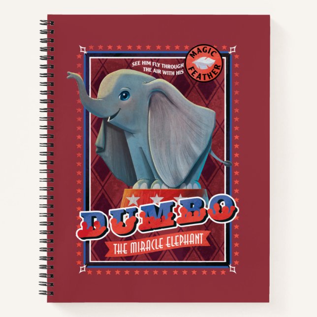 Carnet Dumbo | "L'éléphant miracle" Circus Art (Devant)