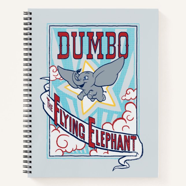 Carnet Dumbo | "L'éléphant volant" Circus Art (Devant)