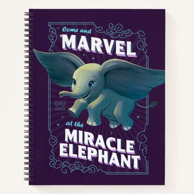 Carnet Dumbo | Venez Vous Émerveiller À L'Éléphant Miracl (Devant)
