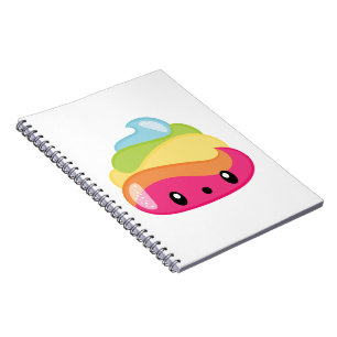 Carnet Dunette d'arc-en-ciel d'Emoji !