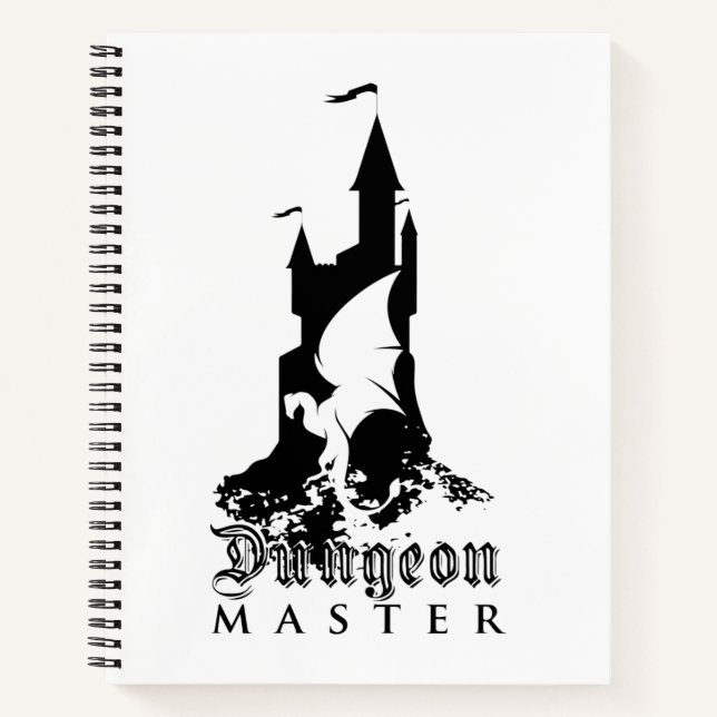 Carnet Dungeon Master Tower & Dragon (Devant)