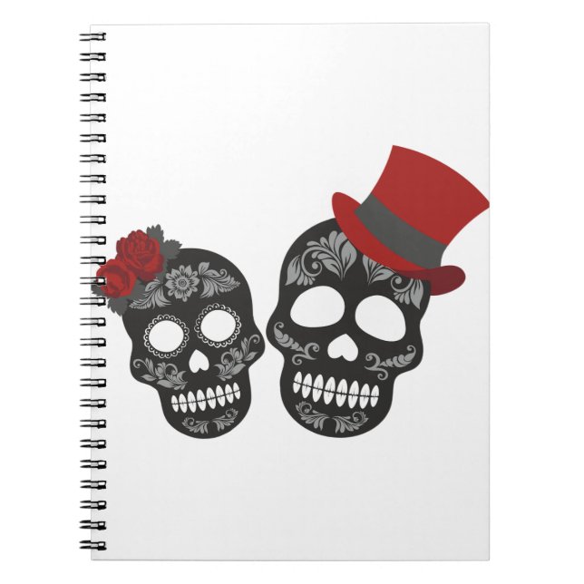 Carnet Duo crâne noir Thunder_Cove (Devant)