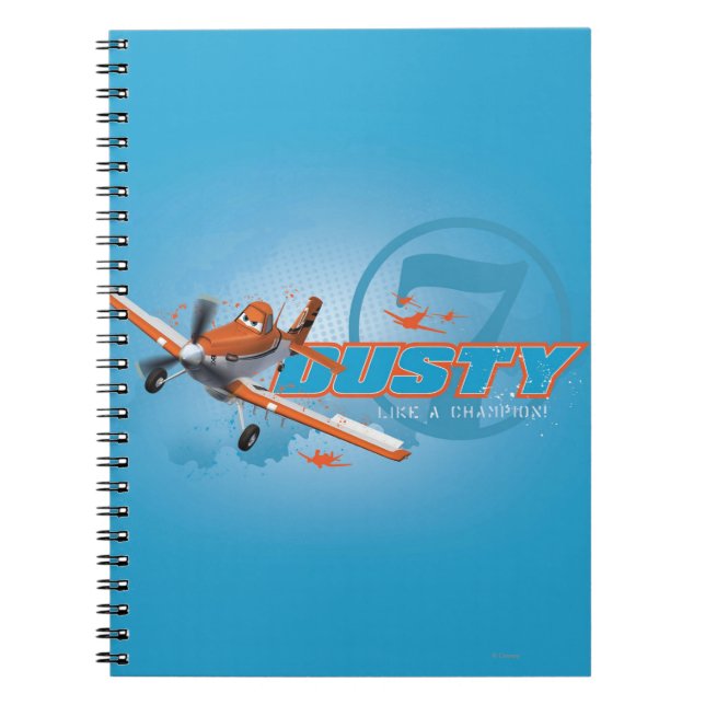 Carnet Dusty - Comme un Champion ! (Devant)