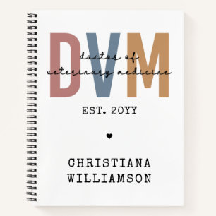 Carnet DVM personnalisé Docteur en médecine vétérinaire C