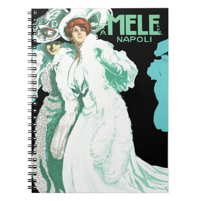 Carnet E. A. Mele ~ Femmes en blanc (Devant)