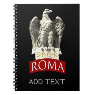 Carnet Eagle romain fait sur commande