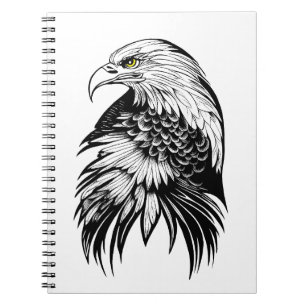Carnet Eagle Wild Animal Nature Illustration Art tatouage