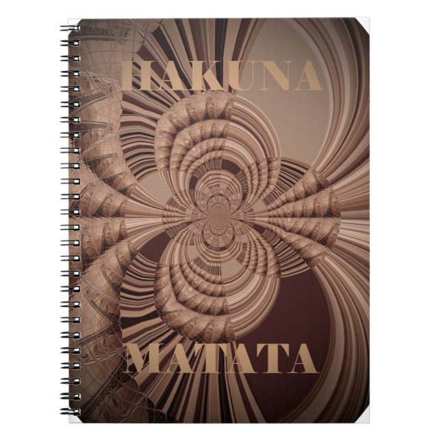 Carnet Earthy Hakuna Matata (Devant)