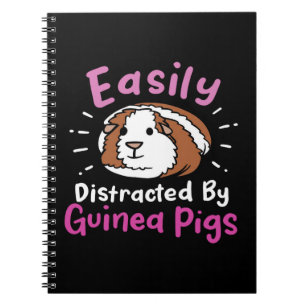Carnet Easily Distracted by Guinée Pigs Cute Pet
