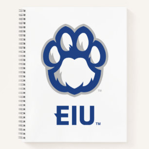 Carnet Eastern Illinois Panthers Empreinte de patte & EIU