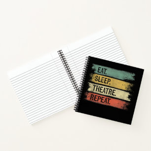 Carnet Eat Sleep Théâtre Répétition Théâtre Tech Ca