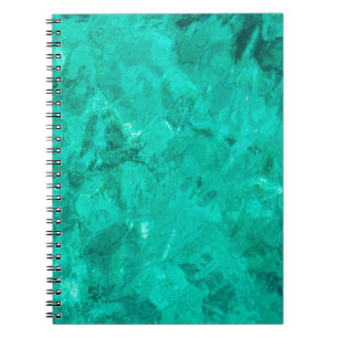Carnet Eau bleu mer vague turquoise arrière - plan liqui