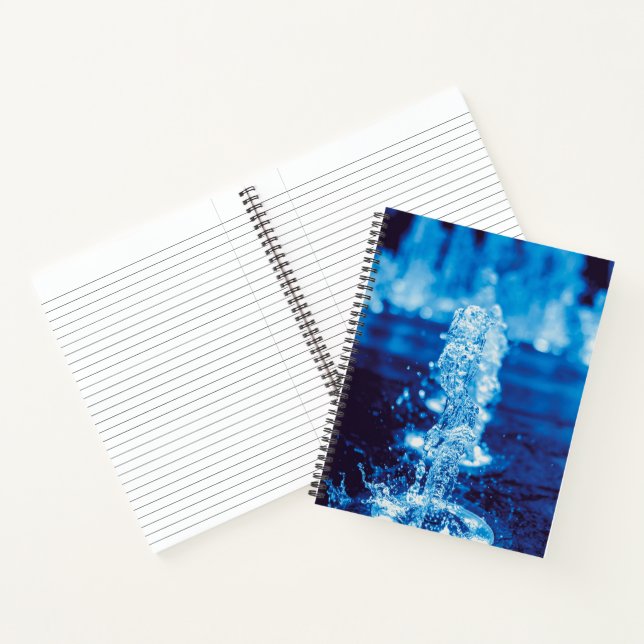 Carnet Eau cristalline en mouvement (Intérieur)
