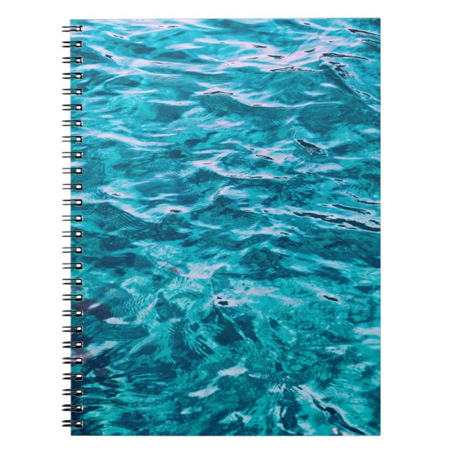 Carnet Eau mer texture de la mer nature (Devant)