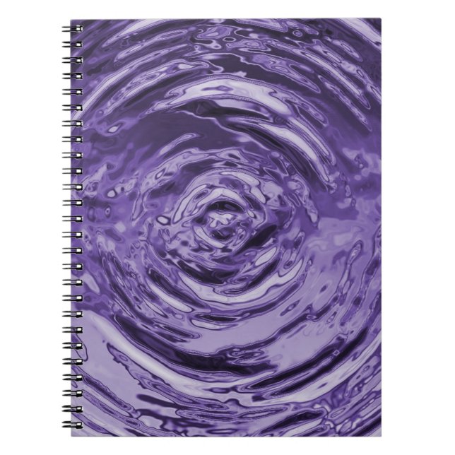 Carnet Eau Violet (Devant)
