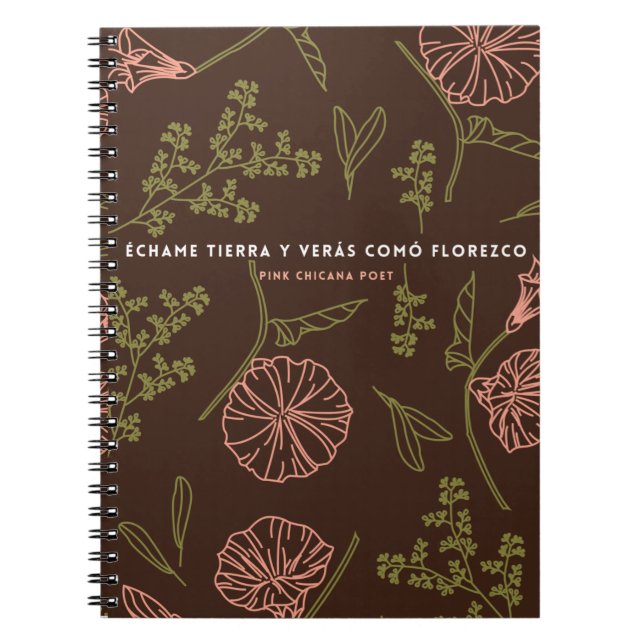 Carnet Echame Tierra y Veras Como Florezco (Devant)