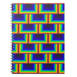 Carnet Échelles carrés à spectre solaire