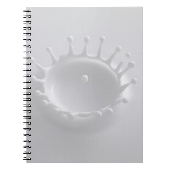 Carnet Éclaboussure de lait (Devant)