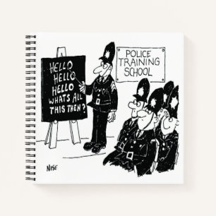Carnet École de formation de la police britannique, dessi