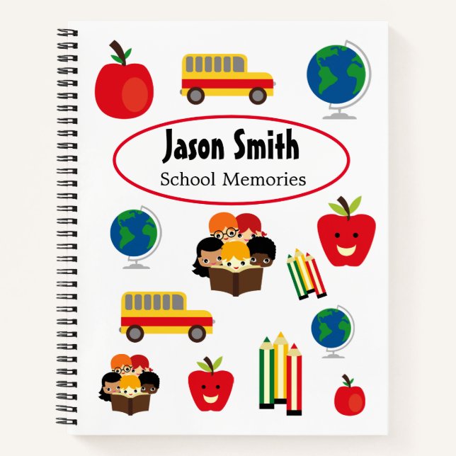 Carnet École pour enfants (Devant)