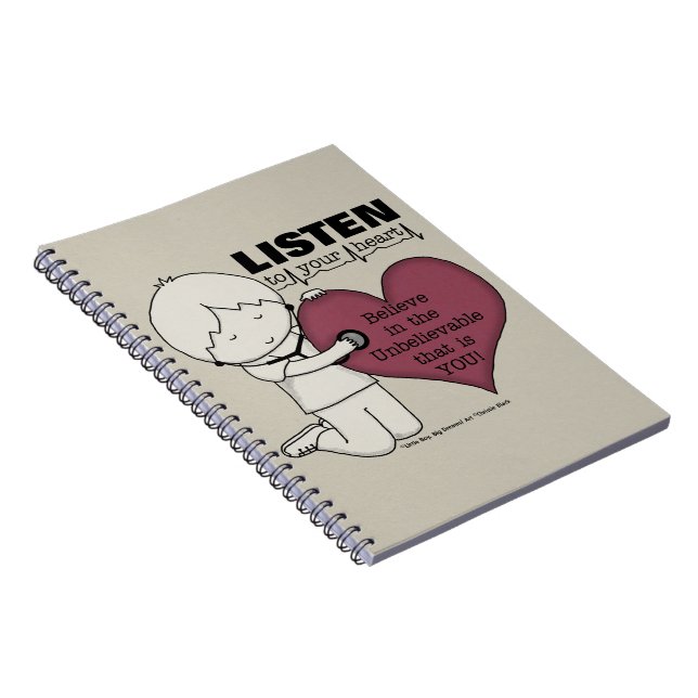 Carnet Écoutez votre coeur (Côté Droit)