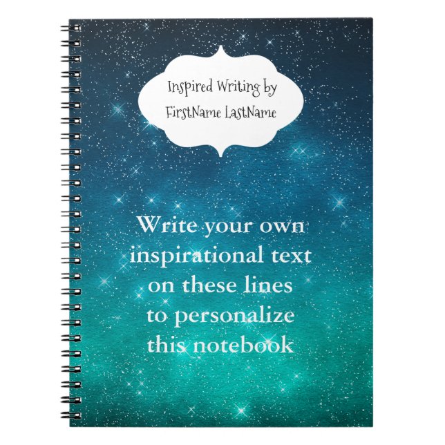 Carnet Écriture Inspirante Starry Sky (Devant)