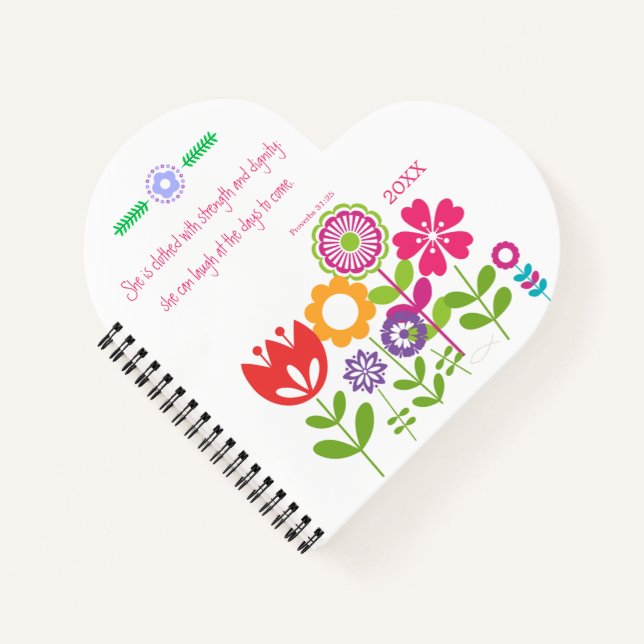 Carnet Écriture Jeunes filles | Proverbes 31 chrétiens (Devant)