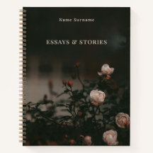 Écriture personnalisée & roses lunaires (grand)